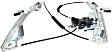Front, Driver Side Power Window Regulator, With Motor