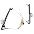 Front, Driver Side Power Window Regulator, Without Motor