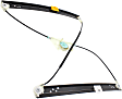 Front, Passenger Side Power Window Regulator, Without Motor