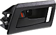 Rear, Driver Side Black Interior Door Handle, Sedan