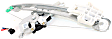 Rear, Driver Side Power Window Regulator, With Motor