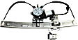 2007 Pontiac Grand Prix - Rear, Driver Side Power Window Regulator, With Motor