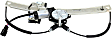 2007 Pontiac Grand Prix - Rear, Driver Side Power Window Regulator, With Motor