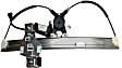 2007 Pontiac Grand Prix - Rear, Driver Side Power Window Regulator, With Motor