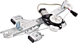 Rear, Passenger Side Power Window Regulator, With Motor