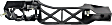 Rear, Driver Side, Exterior, Door Handle Trim, Black