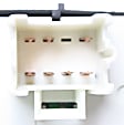 Front, Driver Side Window Switch, Gray, 2-Button