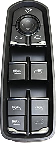Front, Driver Side Window Switch, Black