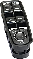 Front, Driver Side Window Switch, Black