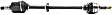 Front, Passenger Side Axle Assembly, FWD, Non-ABS, Automatic Transmission