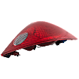 Passenger Side Tail Light, with Bulb, Halogen, Clear and Red Lens