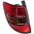 Driver Side Tail Light, with Bulb, Halogen, Amber and Red Lens, 4 Cyl., 1.8L Engine