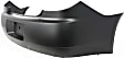 Rear Primed Bumper Cover, Sedan, CAPA CERTIFIED