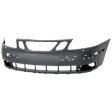 Front Primed Bumper Cover, With Headlight Washer Holes