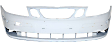 Front Primed Bumper Cover, Without Headlight Washer Holes