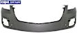 Front, Upper Primed Bumper Cover, 6 Cyl., 3.6L Engine, CAPA Certified