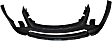 Front, Upper Primed Bumper Cover, 6 Cyl., 3.6L Engine