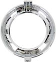 Front, Driver or Passenger Side Fog Light Trim, Chrome, 4 Cyl., 2.5L Engine