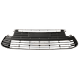 Front, Center Bumper Grille, Textured Gray, Base Model