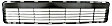 Front Bumper Grille, Black, Base Model, 4 Cyl., 2.4L Engine