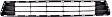 Front Bumper Grille, Textured Black