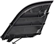Front, Driver Side Bumper Grille, Textured Black, Base Model, CAPA Certified