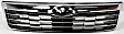 Grille, Silver, 4 Cyl., 2.5L Engine