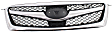 2010-2012 Subaru Legacy - Upper Grille Assembly, Chrome Shell with Black Insert, CAPA CERTIFIED