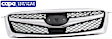 2010-2012 Subaru Legacy - Upper Grille Assembly, Chrome Shell with Black Insert, CAPA CERTIFIED