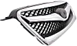 2010-2012 Subaru Legacy - Upper Grille Assembly, Chrome Shell with Black Insert, CAPA CERTIFIED