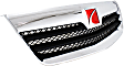 Grille, Chrome Shell with Black Insert, 6 Cyl., 3.6L Engine