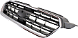 Upper Grille Assembly, Chrome Shell with Black Insert