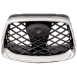 Center Grille, Chrome Shell with Paintable Insert, 4 Cyl., 2.5L Engine