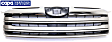 Upper Grille Assembly, Textured Black Shell and Insert, CAPA CERTIFIED