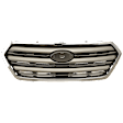 2017 Subaru Outback - Grille, Painted Silver Shell with Gray Insert, CAPA Certified