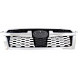 Upper Grille Assembly, Textured Black Shell and Insert, CAPA CERTIFIED