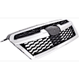 Upper Grille Assembly, Textured Black Shell and Insert, CAPA CERTIFIED