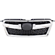 Upper Grille Assembly, Textured Black Shell and Insert, CAPA CERTIFIED