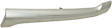 Driver Side Grille Trim, Lower, Chrome, CAPA Certified