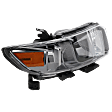 Passenger Side Headlight, without Bulb, Halogen, Clear Lens, Base Model