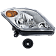 Passenger Side Headlight, without Bulb, Halogen, Clear Lens, Base Model, 4 Cyl., 1.5L Engine