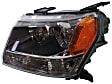 Driver Side Halogen Headlight, Without bulb(s), OE Replacement
