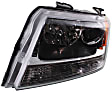 Driver Side Halogen Headlight, Without bulb(s), OE Replacement