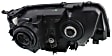 Driver Side Halogen Headlight, Without bulb(s), OE Replacement