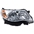 Passenger Side Headlight, with Bulb, Halogen, Clear Lens, 4 Cyl., 2.5L Engine