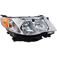 Passenger Side Headlight, with Bulb, Halogen, Clear Lens, 4 Cyl., 2.5L Engine