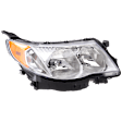 Passenger Side Headlight, with Bulb, Halogen, Clear Lens, 4 Cyl., 2.5L Engine, CAPA Certified