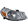 Passenger Side Headlight, without Bulb, Halogen, Clear Lens