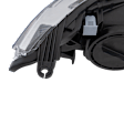 2008-2010 Saab 9-3 - Driver Side Headlight, with Bulb, Halogen, Clear Lens, CAPA Certified