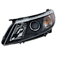 2008-2010 Saab 9-3 - Driver Side Headlight, with Bulb, Halogen, Clear Lens, CAPA Certified